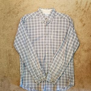 Columbia Mens Long Sleeve Button Up Dress Shirt M XM7074